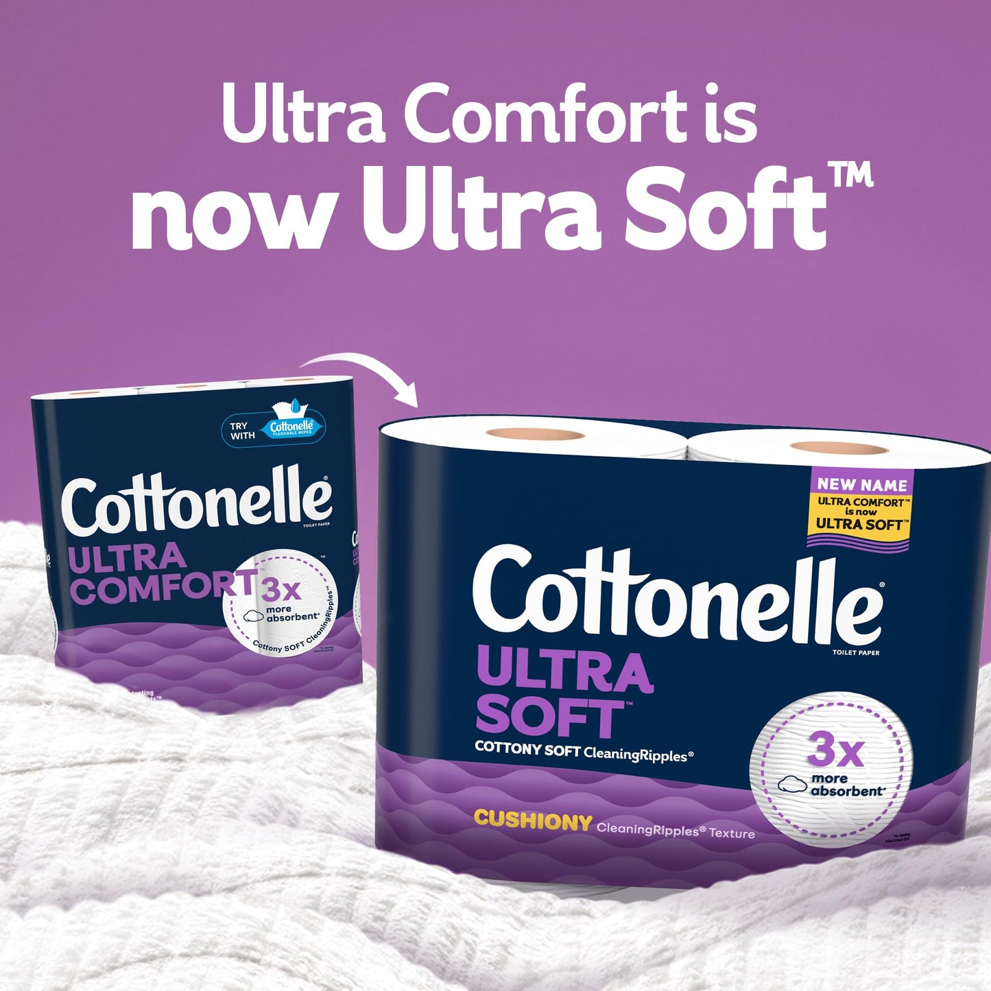 Cottonelle Ultra Soft Toilet Paper, 32 Family Mega Rolls=144 Regular Rolls