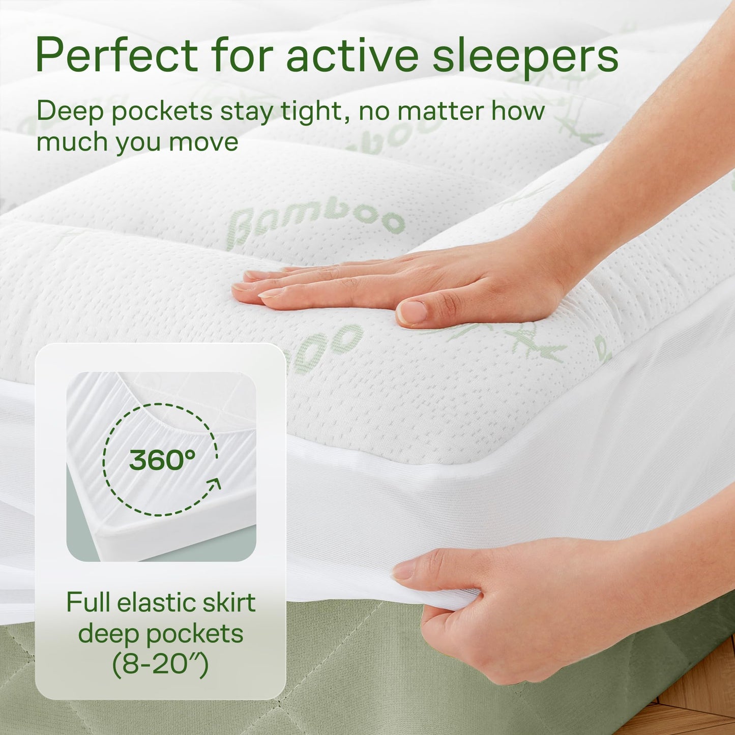 Niagara Sleep Solution Twin XL Ultra Soft Mattress Topper—Back Pain Relief