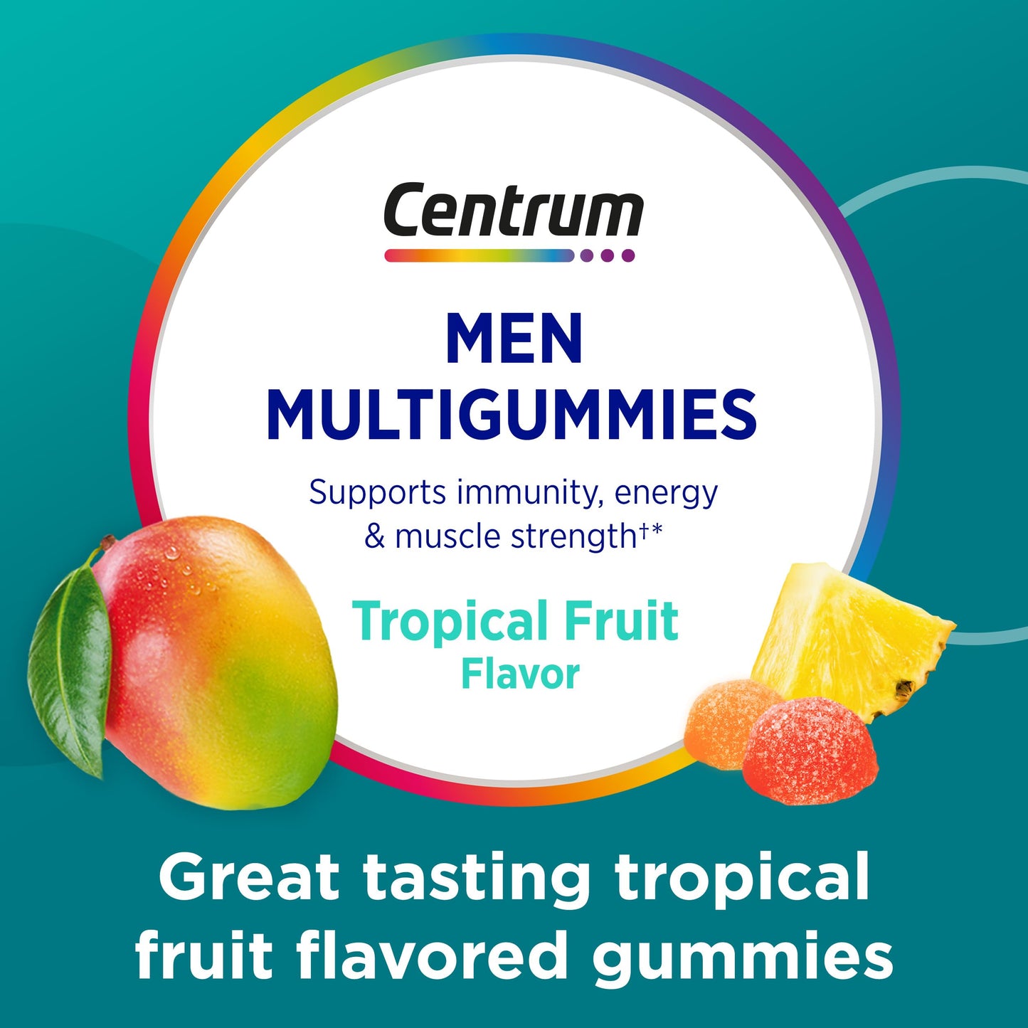 Centrum MultiGummies for Men 18 and Over, 100 Count