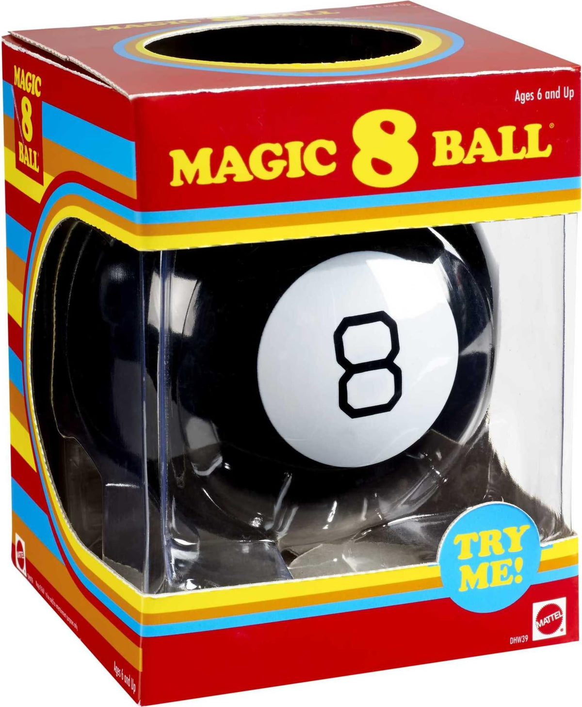 Mattel Games Magic 8 Ball Novelty Fortune-Telling Toy, Ages 3+