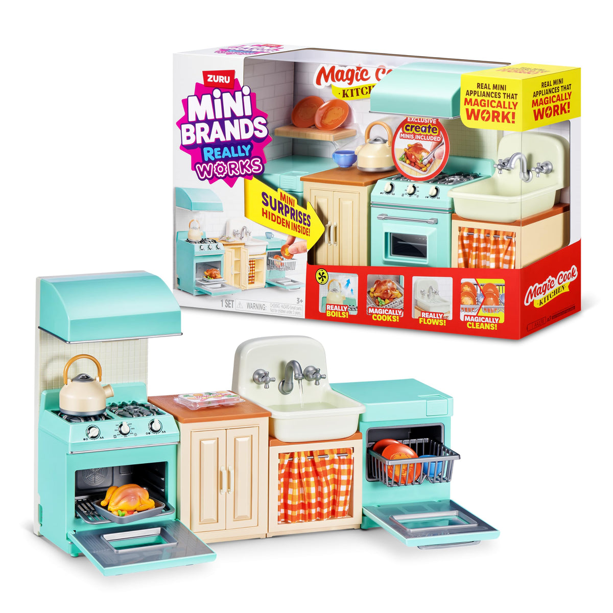 Mini Brands Magic Cook Kitchen Playset Series 1 By ZURU