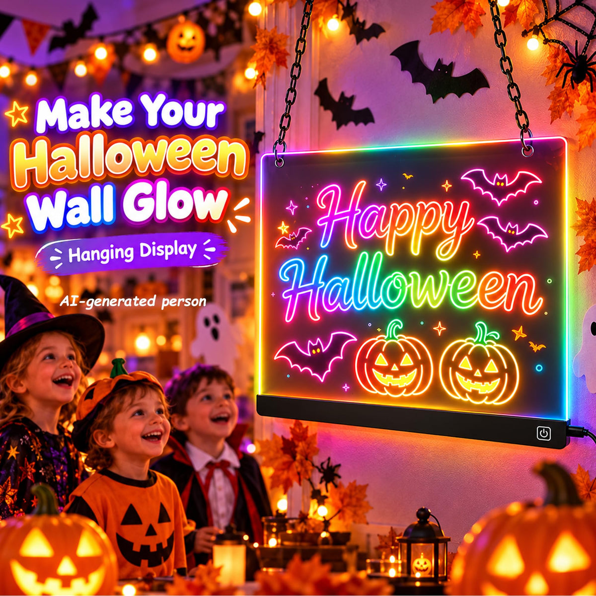 16-Inch LED Drawing Board for Kids Party Supplies Crafts for Kids Ages 4-8