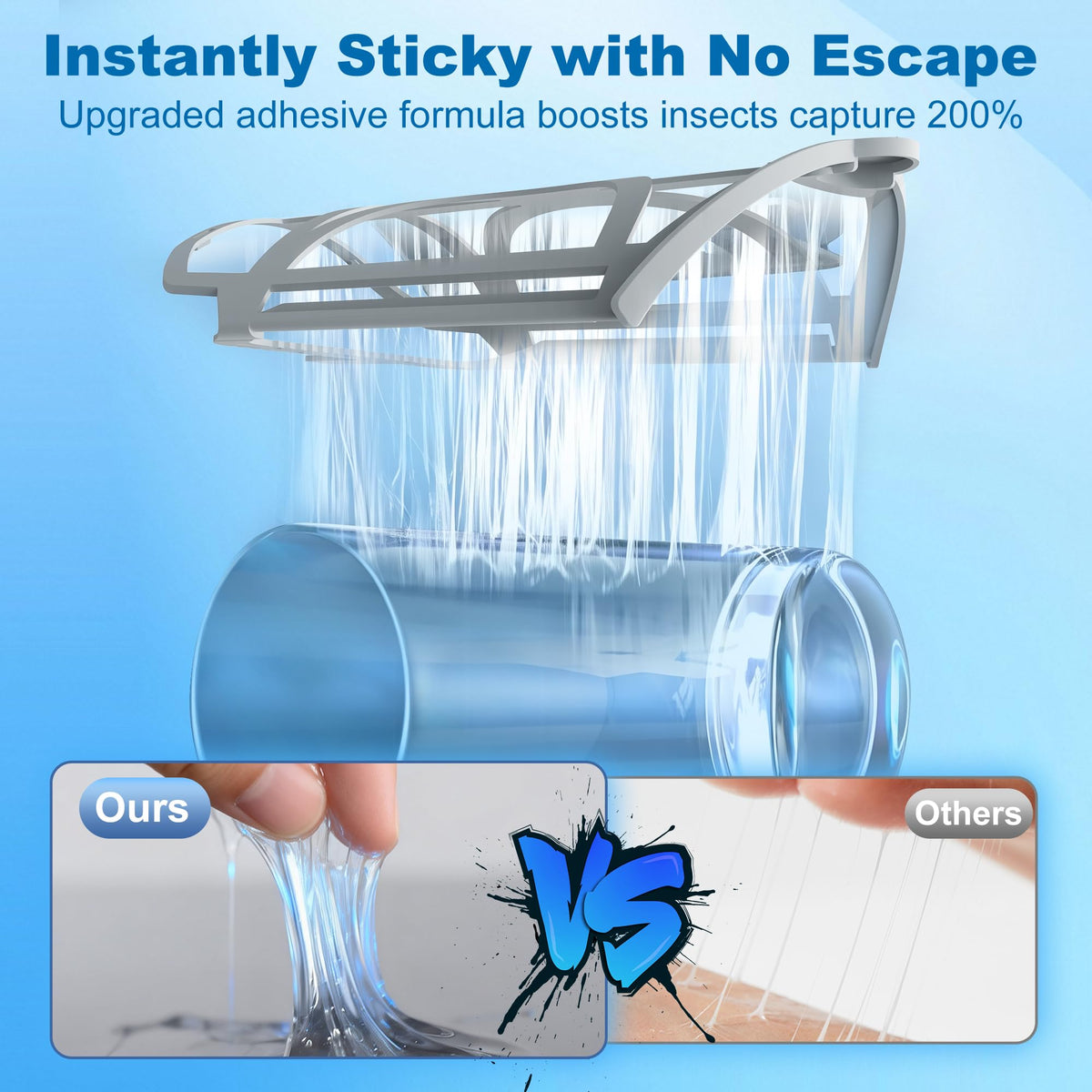 10 Pack Flying Trap Refills Compatible with Flying Insect Trap Refill