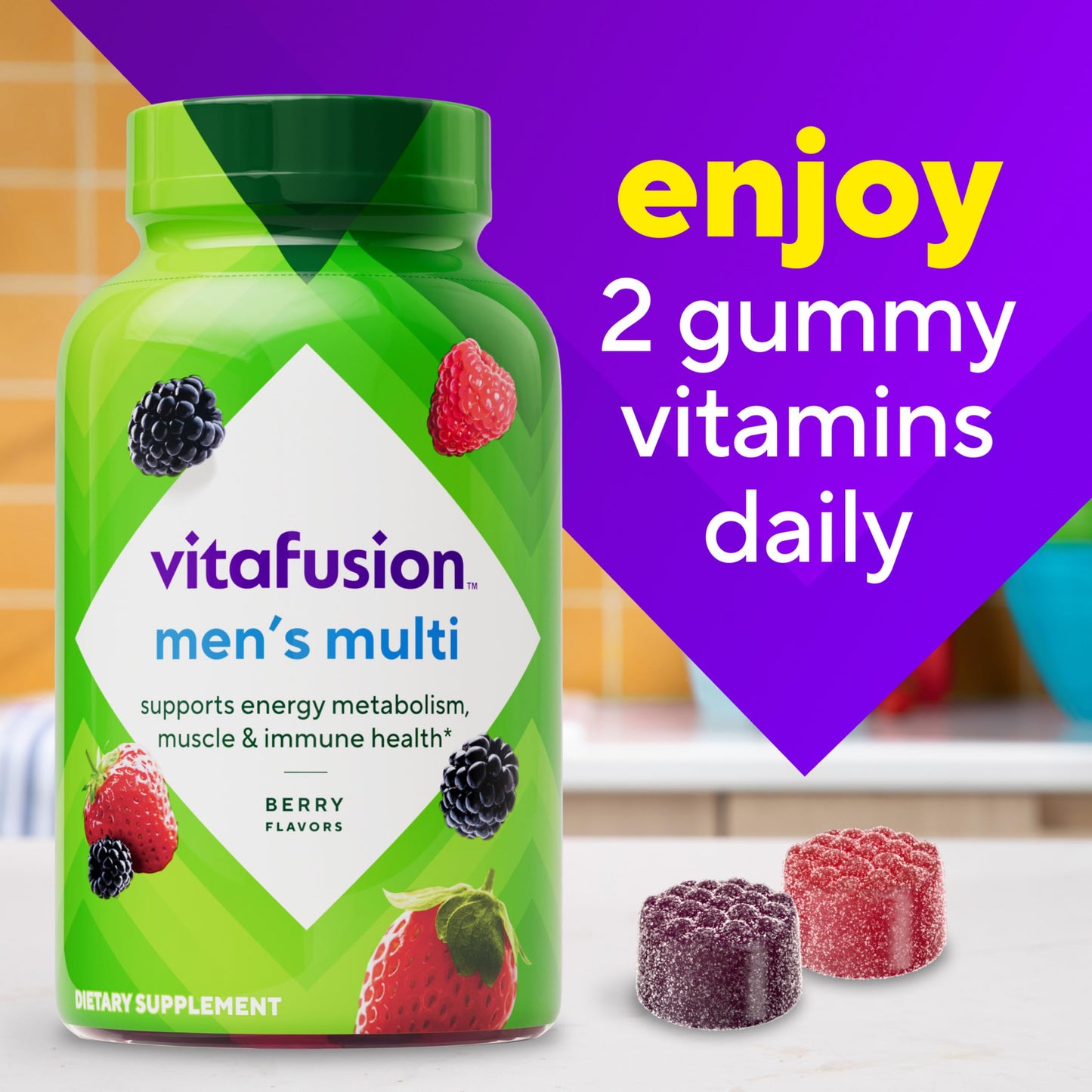 Vitafusion Men's Multivitamin Gummies | 120 Gummy Vitamins