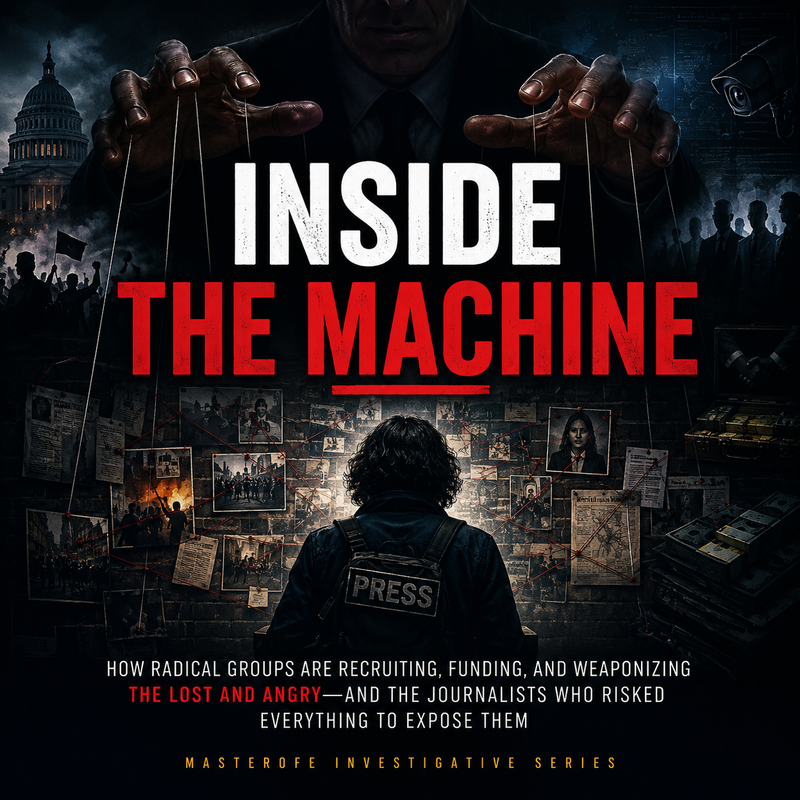 Inside the Machine – How Radical Groups Recruit, Fund & Weaponize Anger, and the Journalists Who Exposed Them
