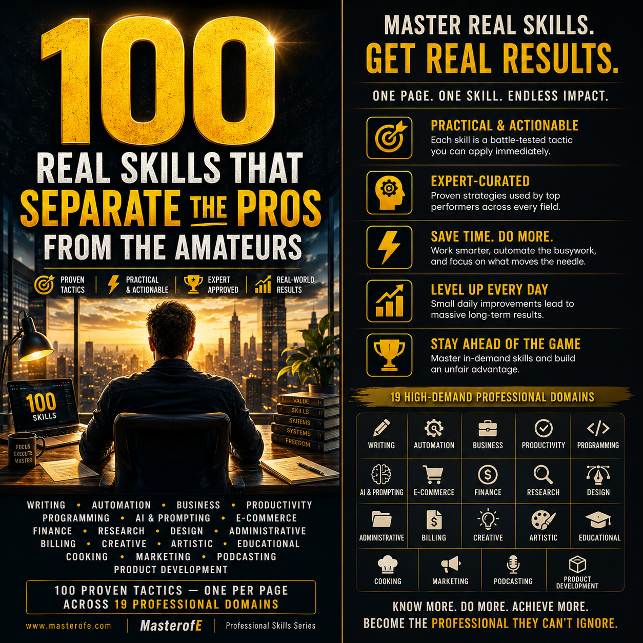 100 Pro Skills – Digital eBook Master Essential Skills for Career & Personal Growth
