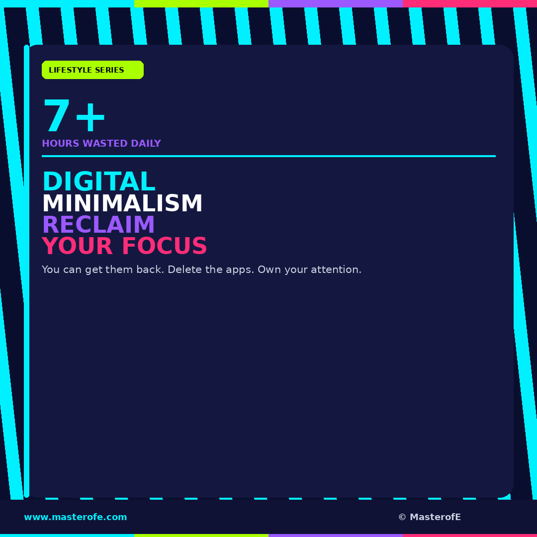 Digital Minimalism The Complete Guide to Reducing Digital Distractions
