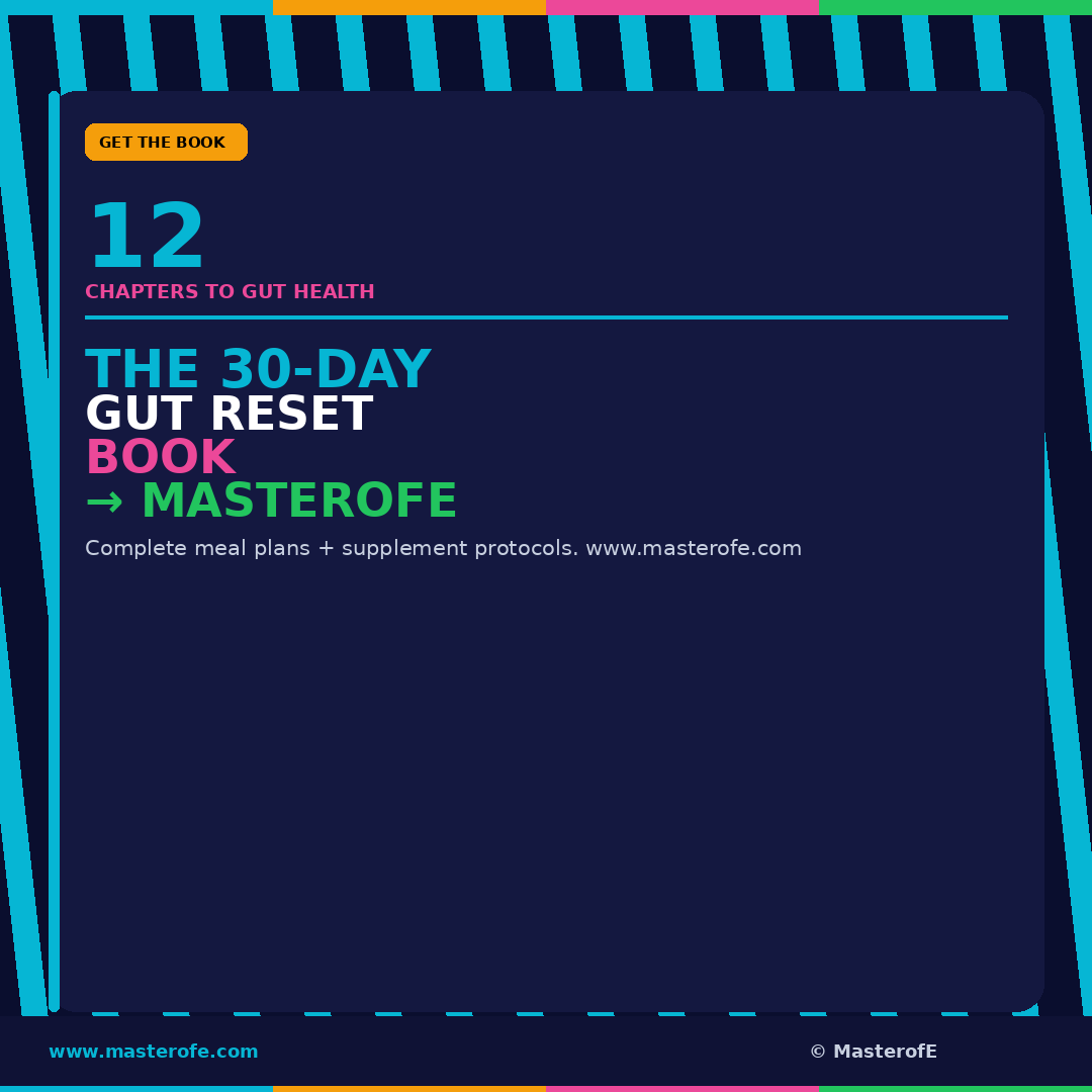 30 Day Gut Reset: A Digital Guide to Supporting Digestive Wellness and Building Healthier Daily Habits