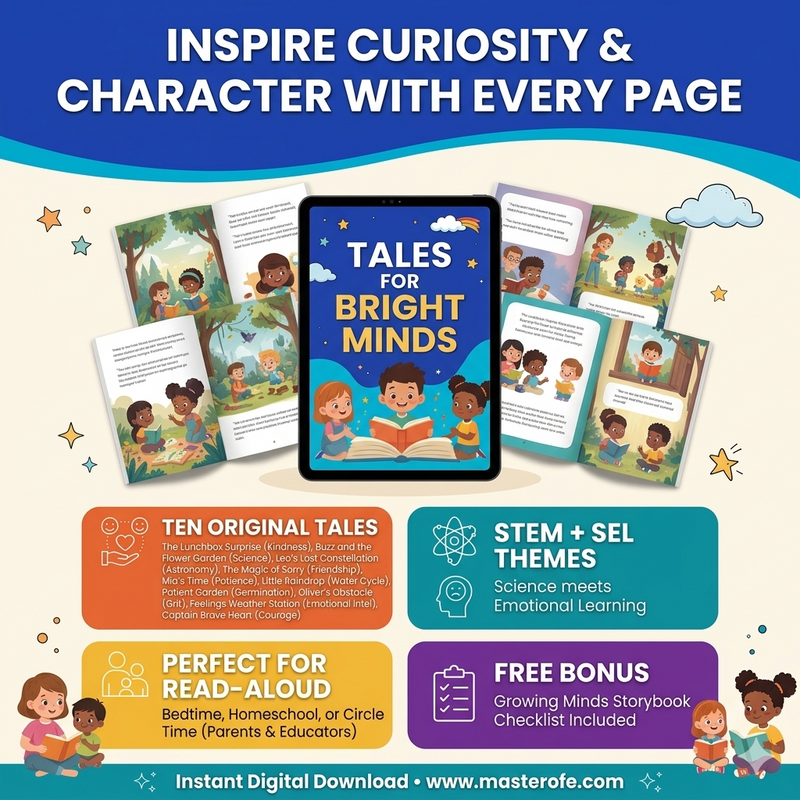 Tales for Bright Minds – Inspiring Stories to Spark Creativity, Imagination & Critical Thinking