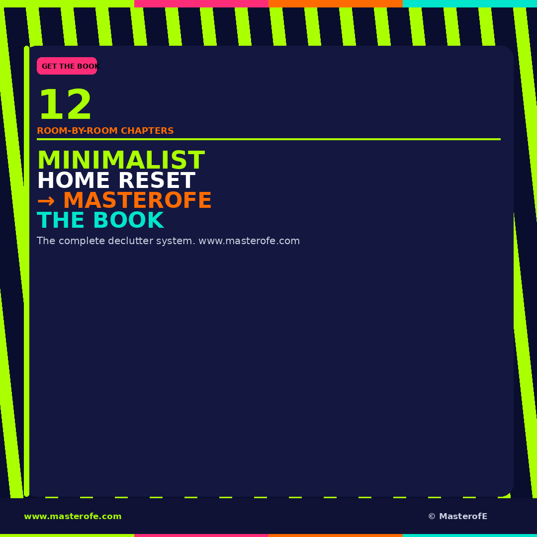 Minimalistic Home Reset The Complete Guide to Decluttering, Organizing, and Creating a Peaceful Space
