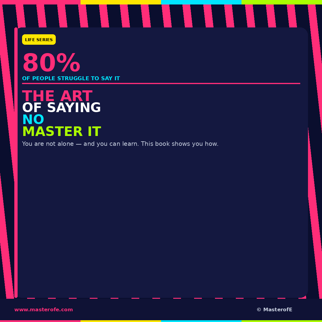The Art of Saying No – Digital eBook Build Healthy Boundaries & Communicate with Confidence