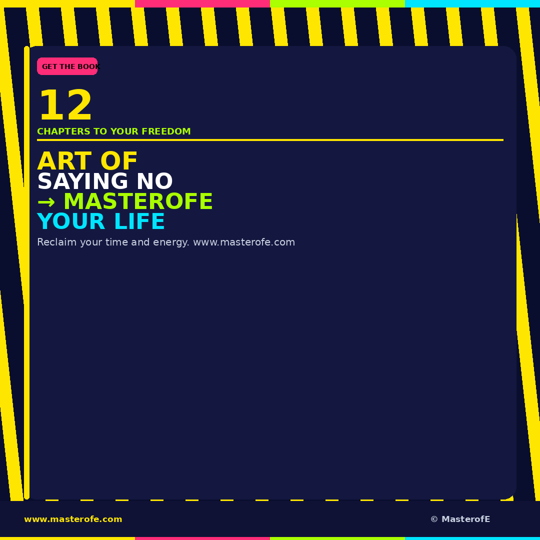The Art of Saying No – Digital eBook Build Healthy Boundaries & Communicate with Confidence