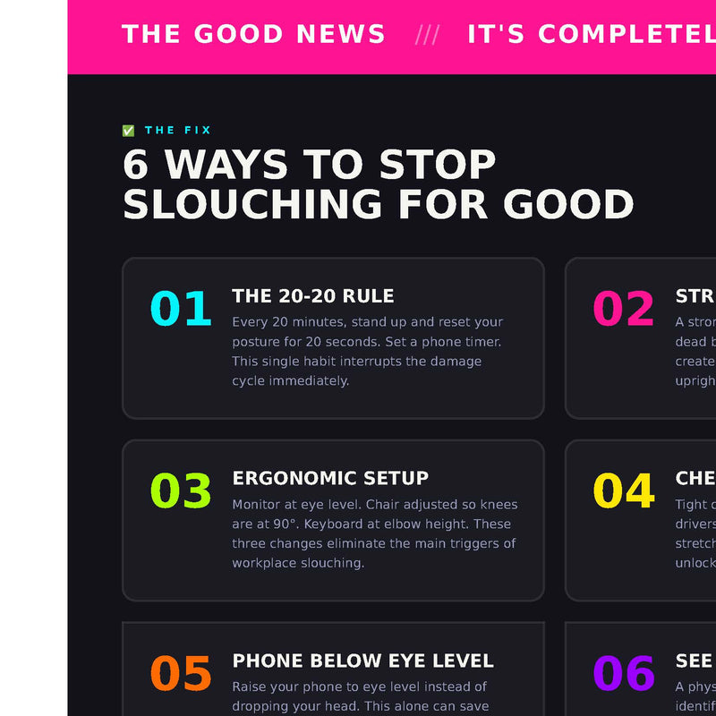 The Slouch Report – Fix Poor Posture, Reduce Pain & Improve Body Alignment