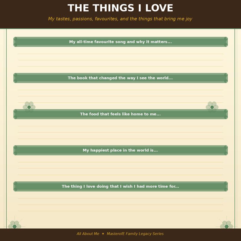 All About Me Book – Create Your Personal Story, Memories & Self-Discovery Journal