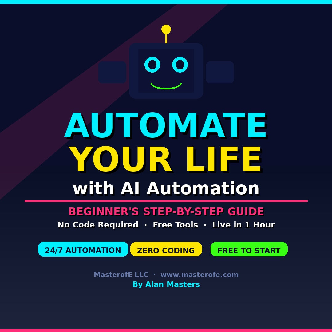 AI Automation Beginner's Guide – Digital eBook  Learn AI Automation from the Ground Up