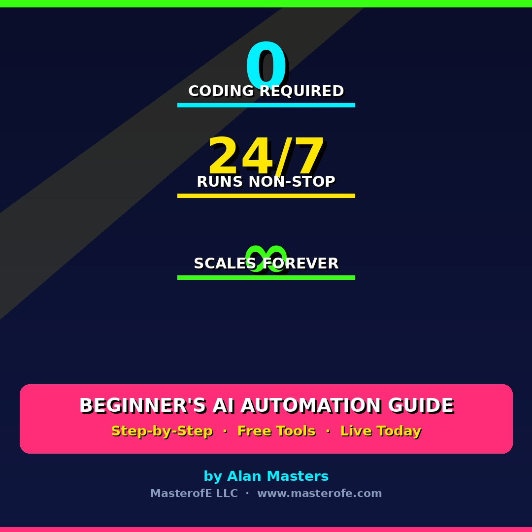 AI Automation Beginner's Guide – Digital eBook  Learn AI Automation from the Ground Up