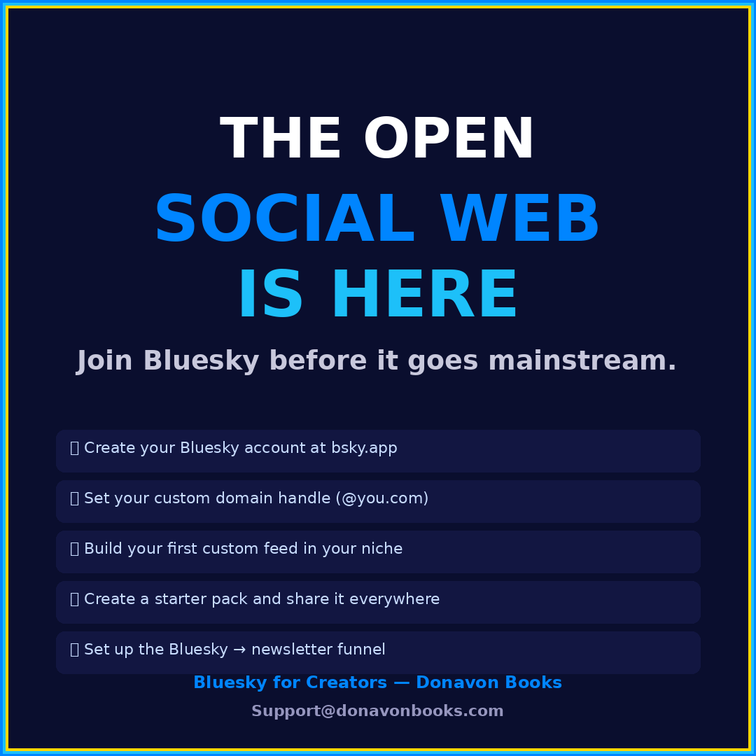 BlueSky for Creators: A Complete Guide to Building Your Brand and Growing Your Audience