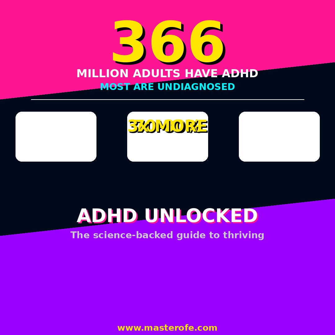 ADHD Unlocked – Digital eBook Practical Guide to Focus, Productivity & Daily Success