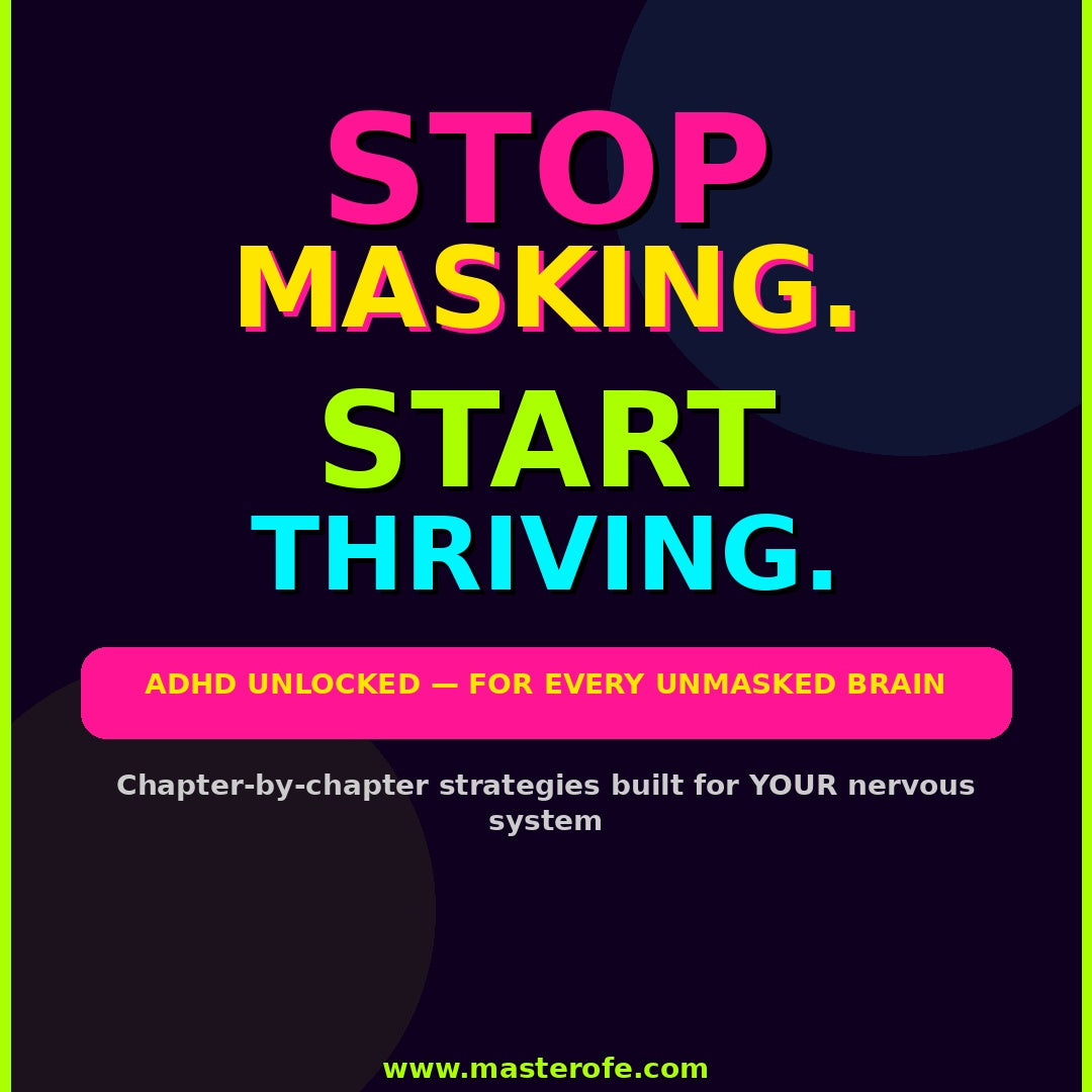ADHD Unlocked – Digital eBook Practical Guide to Focus, Productivity & Daily Success