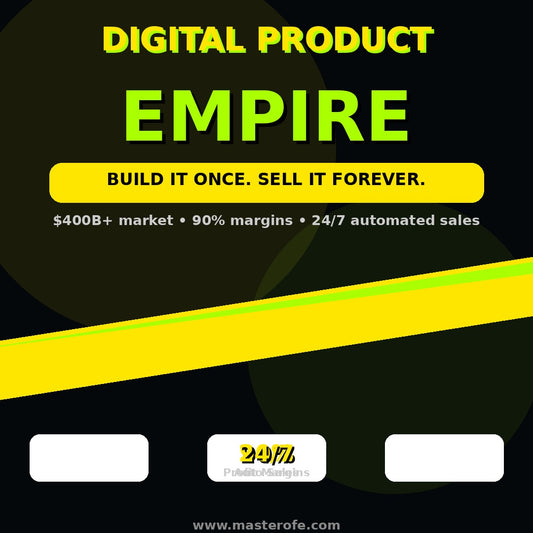 Digital Product Empire The Complete Guide to Creating, Selling, and Scaling Digital Products