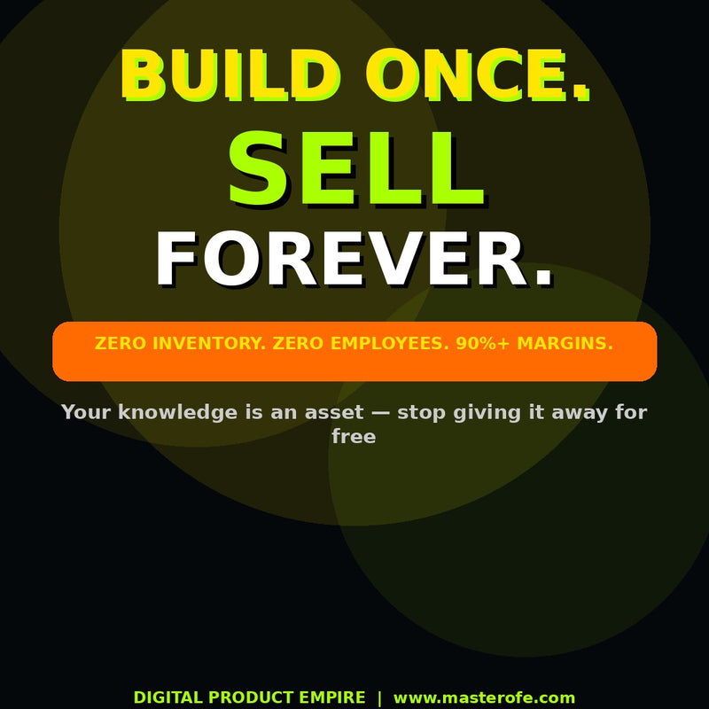DIGITAL PRODUCT EMPIRE – Create, Launch & Scale Profitable Digital Products for Long-Term Online Income