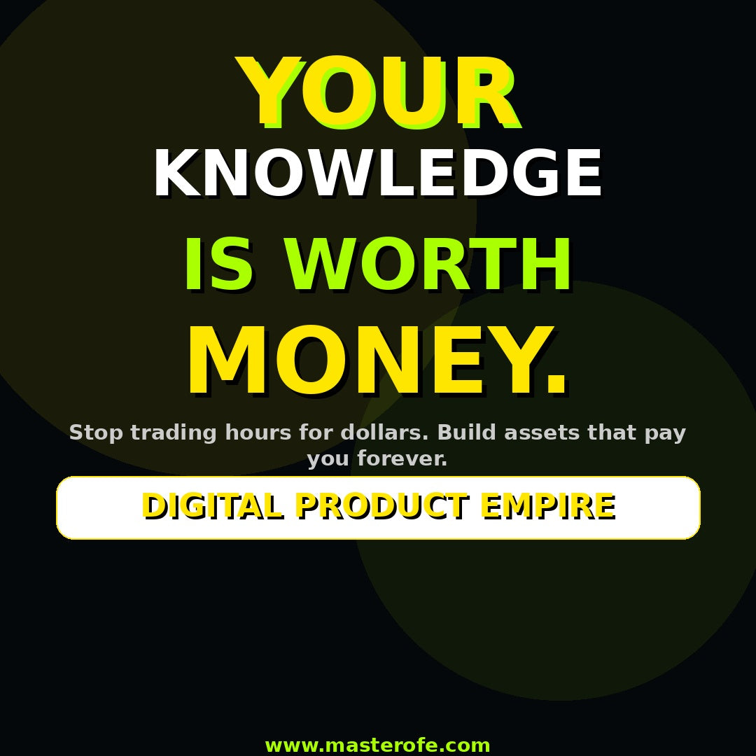 Digital Product Empire The Complete Guide to Creating, Selling, and Scaling Digital Products