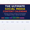 Social Media Calendar – 30/60/90 Day Content Planning System for Growth & Engagement
