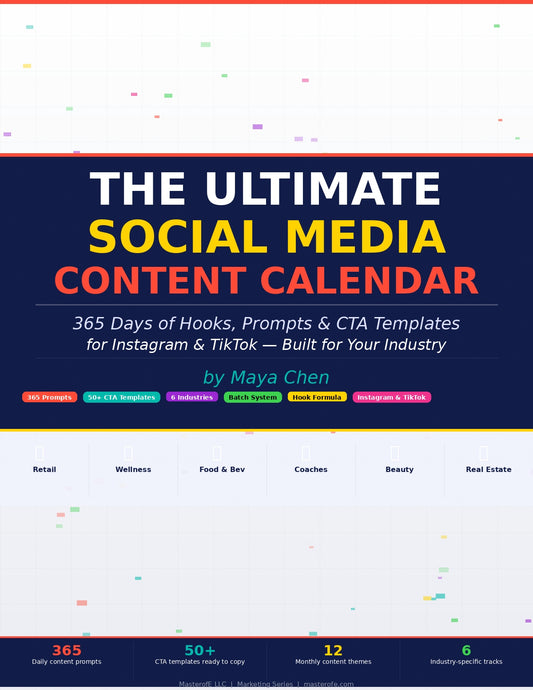 Social Media Calendar – 30/60/90 Day Content Planning System for Growth & Engagement