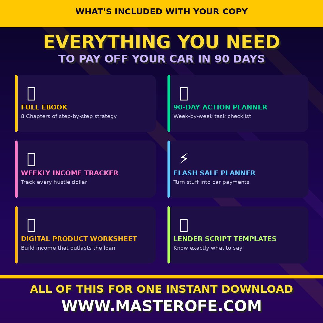 PAY OFF YOUR CAR IN 90 DAYS