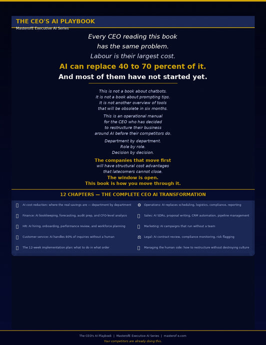 CEO Playbook – Master Leadership, Strategy & Business Growth Like a Top Executive
