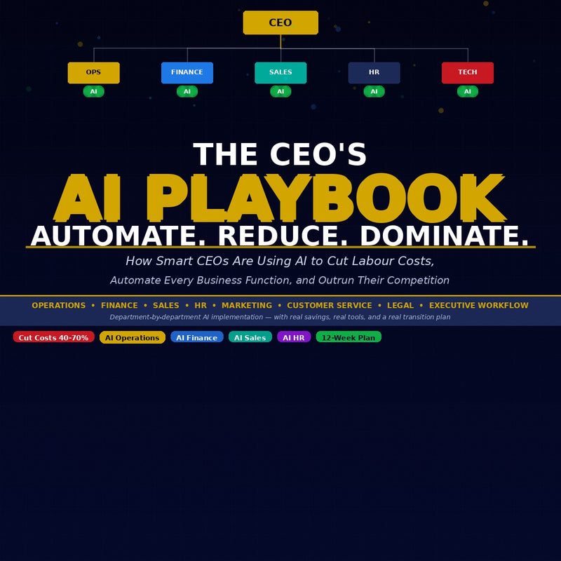 CEO Playbook – Master Leadership, Strategy & Business Growth Like a Top Executive