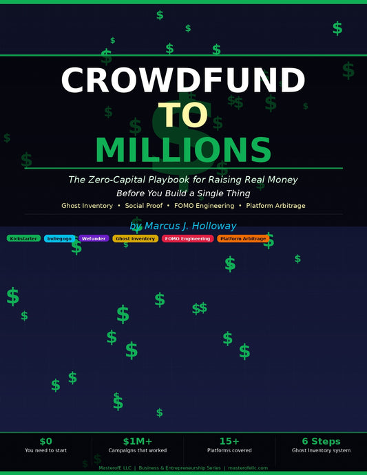 Crowdfund to Millions – The Complete Guide to Launching & Scaling Successful Crowdfunding Campaigns
