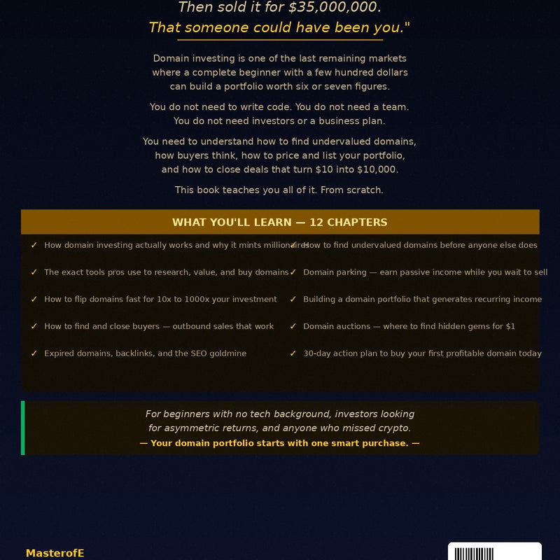 Domain Millions: The Ultimate Guide to Building Wealth with Domain Investing
