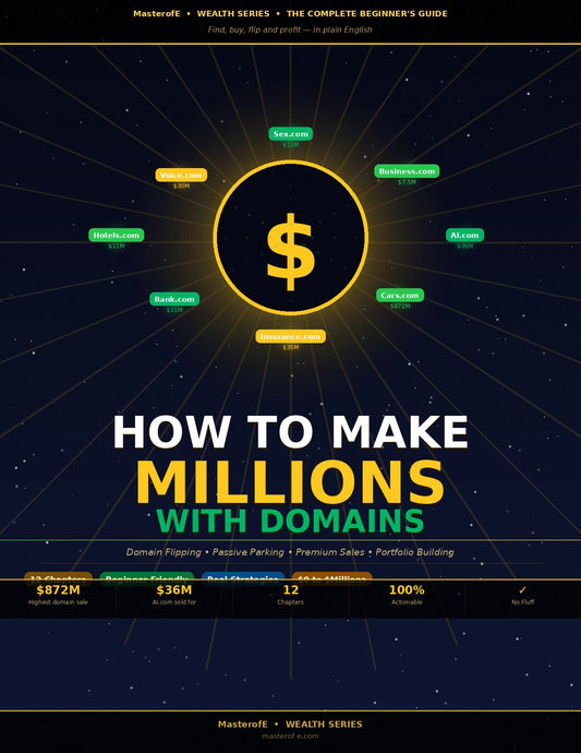 Domain Millions: The Ultimate Guide to Building Wealth with Domain Investing