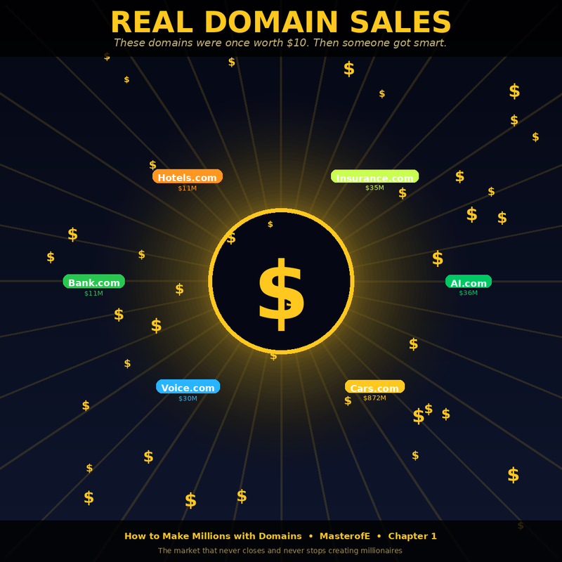 Domain Millions: The Ultimate Guide to Building Wealth with Domain Investing