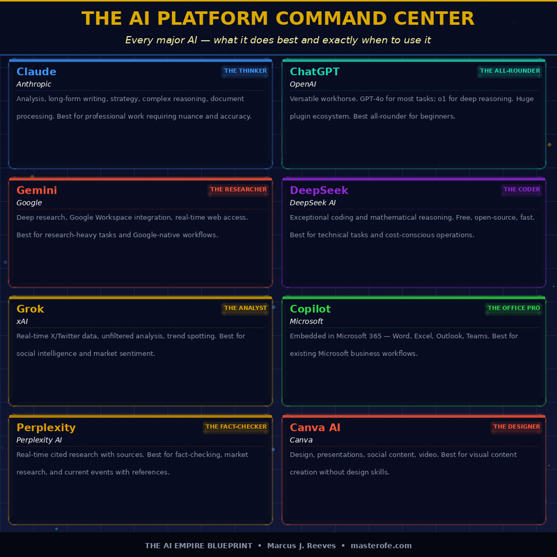 The AI Empire Blueprint – Build, Automate & Scale a 6-Figure AI Business | Marcus J. Reeves