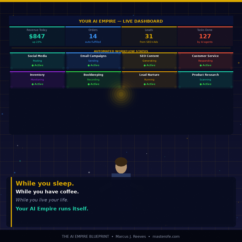 The AI Empire Blueprint – Build, Automate & Scale a 6-Figure AI Business | Marcus J. Reeves