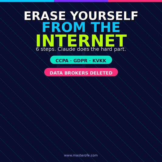 Erase Yourself From the Internet – Complete Digital Privacy & Online Footprint Removal Guide