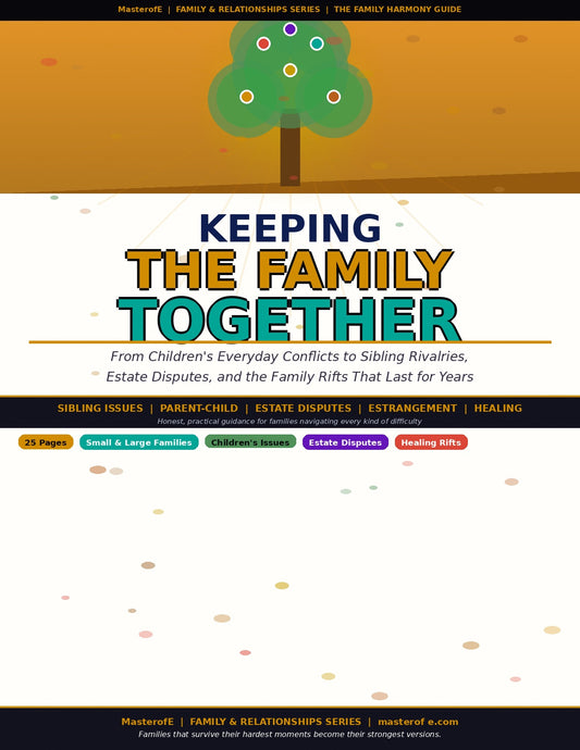 Keeping Family Together – A Guide to Strong Relationships, Communication & Lasting Bonds