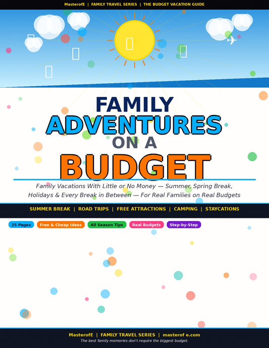 Family Adventures on a Budget – Travel More, Spend Less & Create Lasting Memories