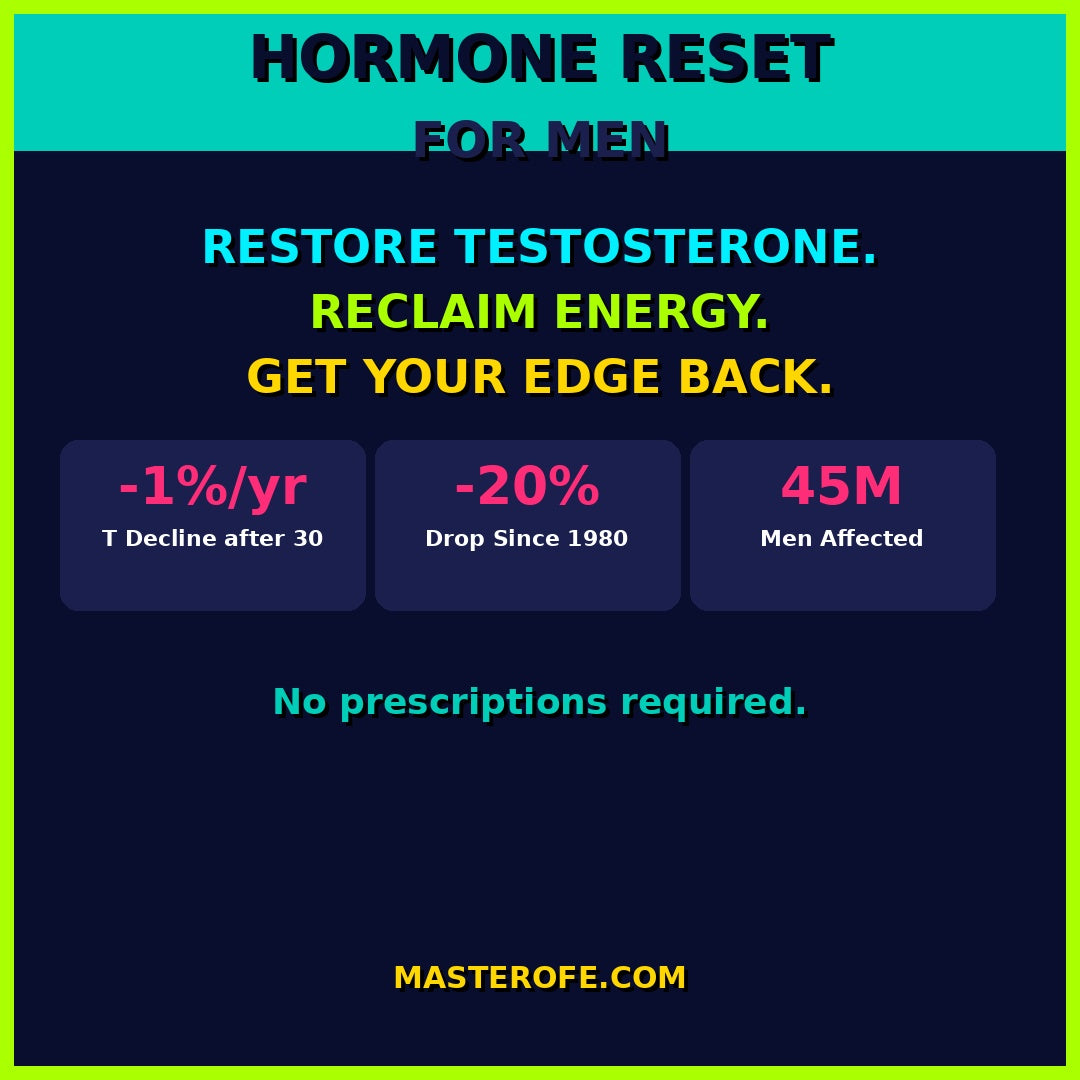 Hormone Reset for Men The Complete Guide to Energy, Vitality, and Healthy Living