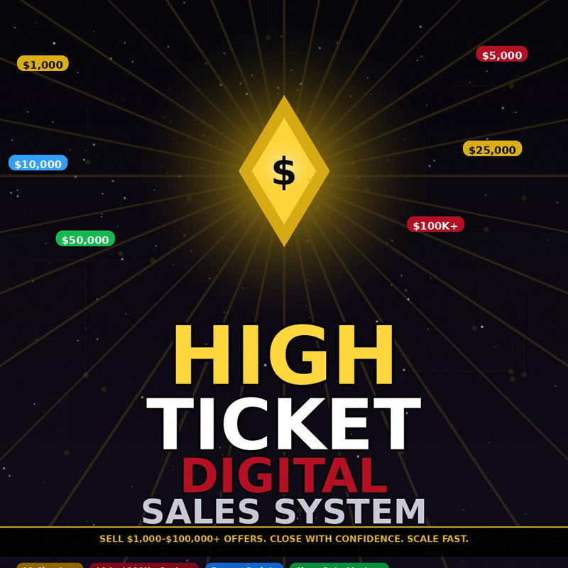 High Ticket Digital Sales Book – Master Premium Offers, Closing Strategies & High-Profit Digital Selling