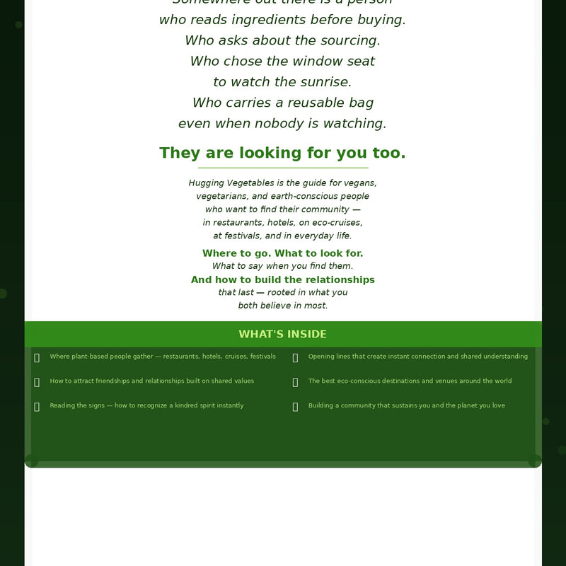 Hugging Vegetables – A Fun Guide to Healthy Eating, Mindful Nutrition & Better Lifestyle Habits