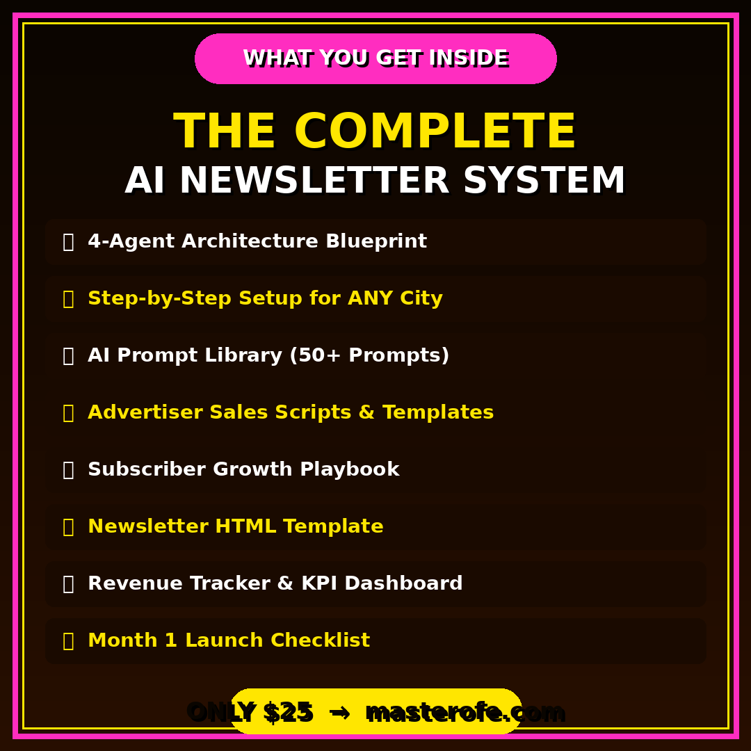 Local Newsletter AI Empire The Complete Guide to Building and Scaling an AI Powered Newsletter Business
