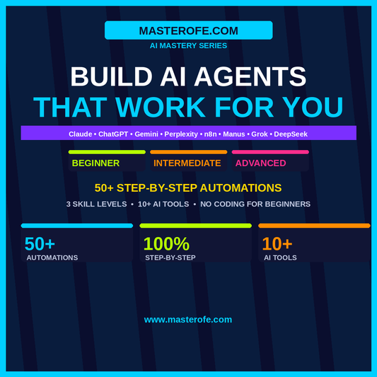 Build AI Agents That Work For You The Complete Guide to AI Automation and Smart Productivity