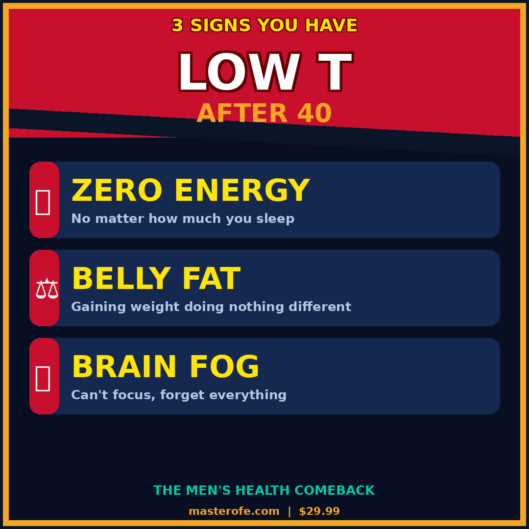 Men's Health Comeback The Complete Guide to Strength, Energy, and Healthy Living