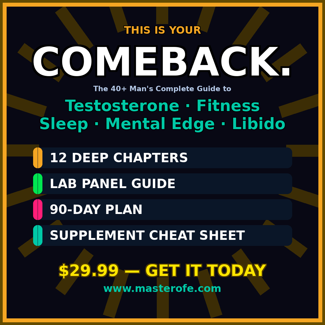 Men's Health Comeback The Complete Guide to Strength, Energy, and Healthy Living