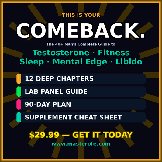 Men's Health Comeback The Complete Guide to Strength, Energy, and Healthy Living