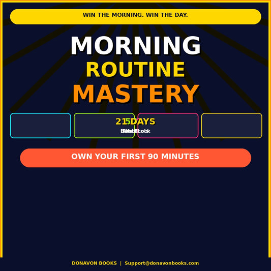 Morning Routine Mastery The Complete Guide to Building Productive Habits and Starting Your Day Strong