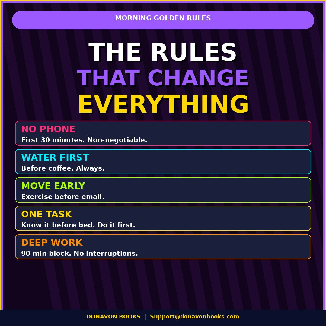 Morning Routine Mastery The Complete Guide to Building Productive Habits and Starting Your Day Strong